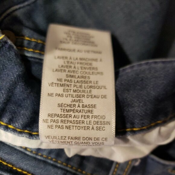 Levis 511 Jeans Boys 16 28x28 Blue Denim Straight Leg Regular Fit Zip Fly Pants - Picture 13 of 13